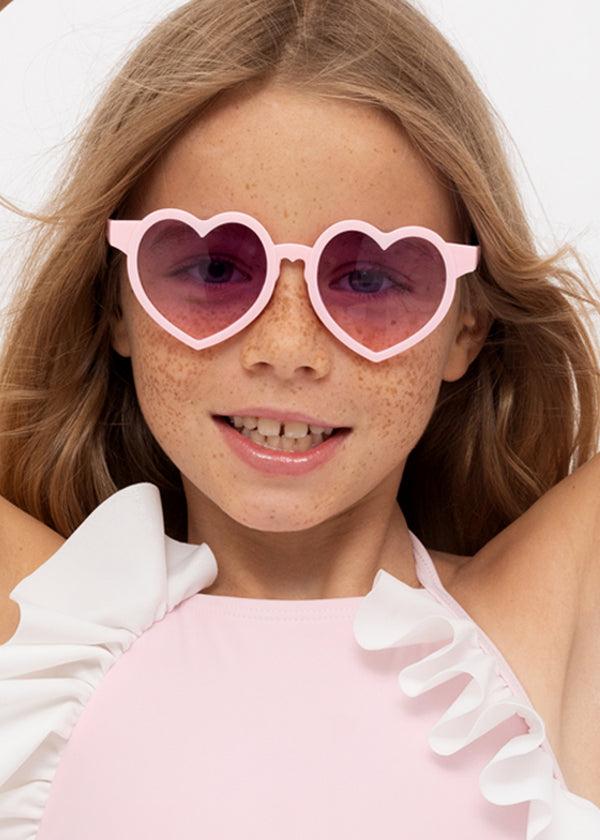 Stella Cove Sunglasses Pink Heart