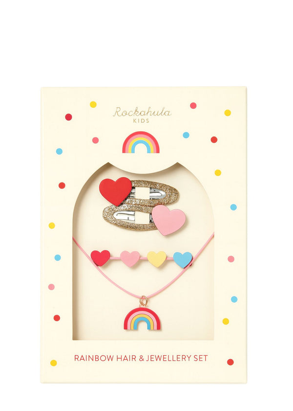 stella cove Vintage Rainbow Hair & Jewellery Set