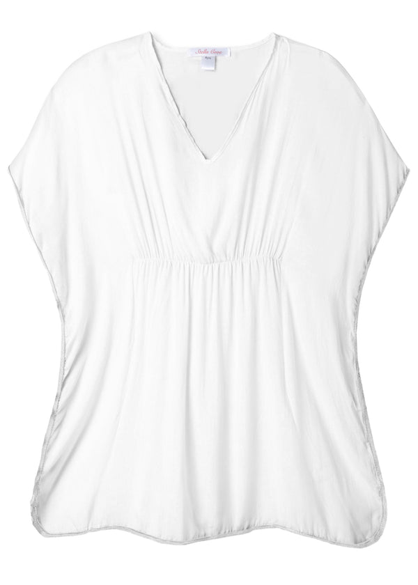 stella cove White Beach Cover-up Poncho