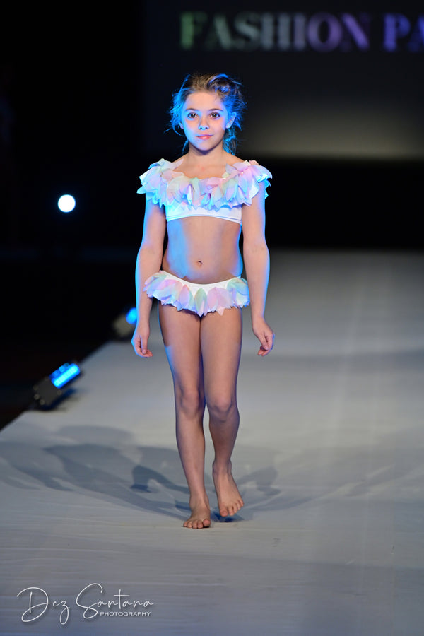 stella cove White Bikini with Unicorn Petals