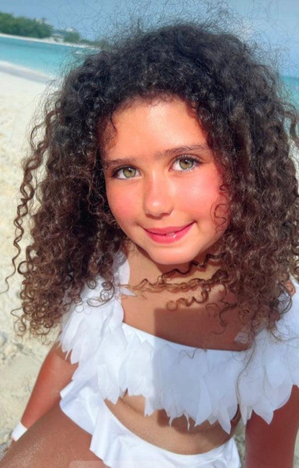 Stella Cove White Bikini With White Petals