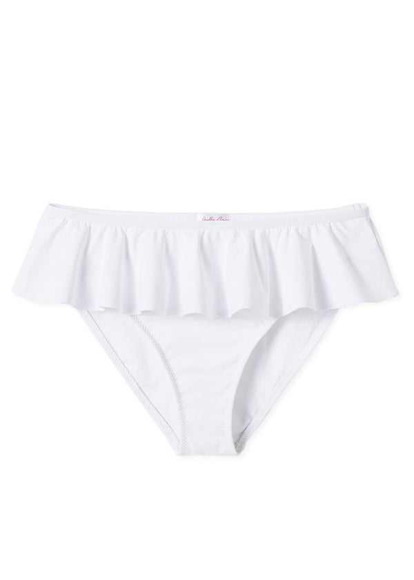 stella cove White Ruffle Bikini Bottom