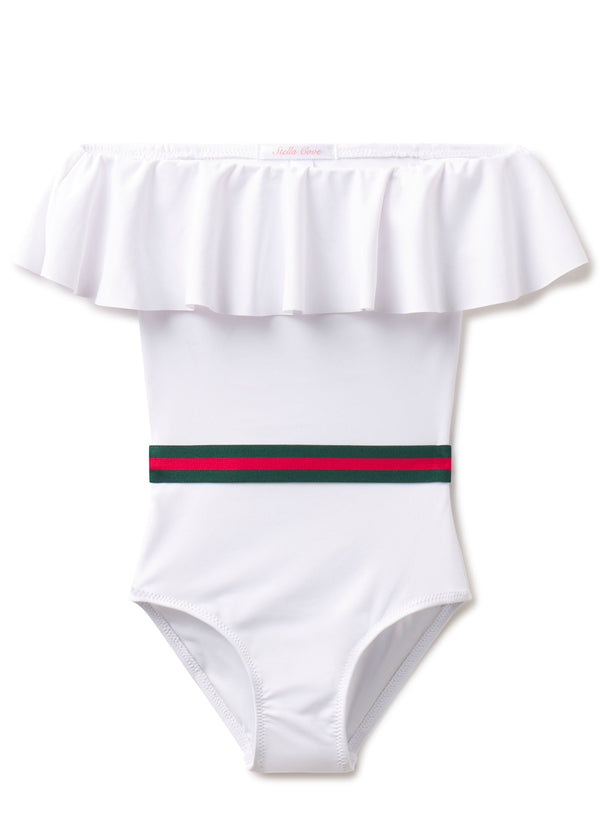 stella cove White Swimsuit with Belt
