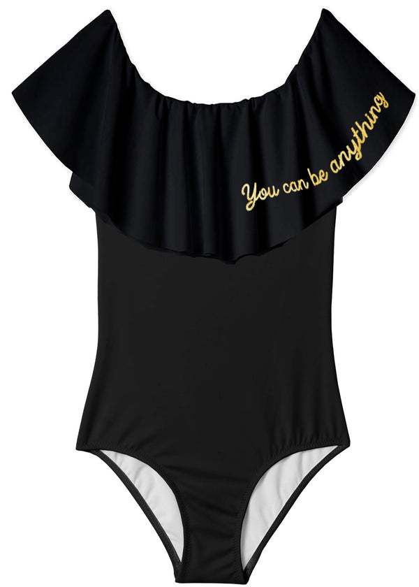 stella cove "You Can Be Anything" Black Swimsuit