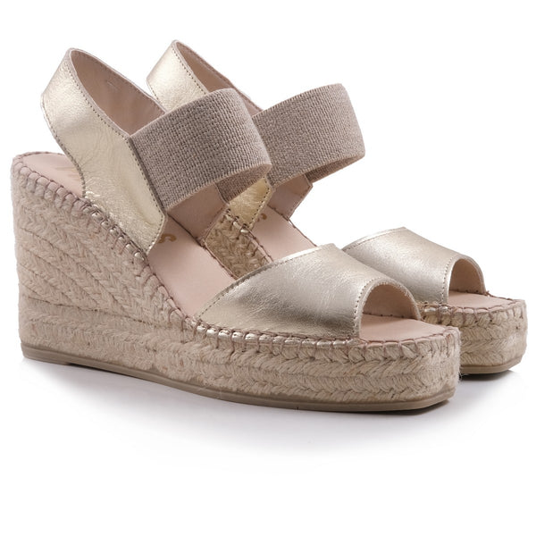 Step Ahead Fabiolas Isabela Champagne Metallic