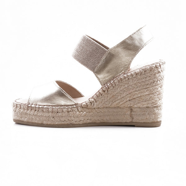 Step Ahead Fabiolas Isabela Champagne Metallic