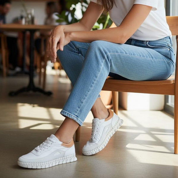 Step Ahead Pesso Adele White/Tan