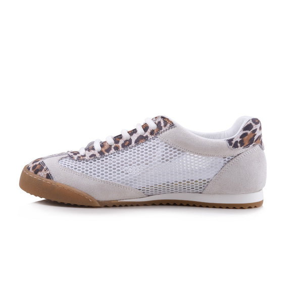 Step Ahead Pesso Meshelle White/Grey/Leopard