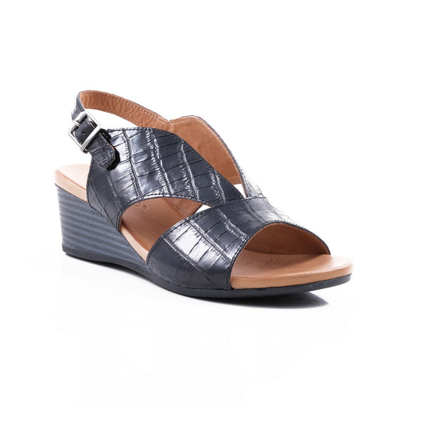 Step Ahead Pesso Norway Black Croco