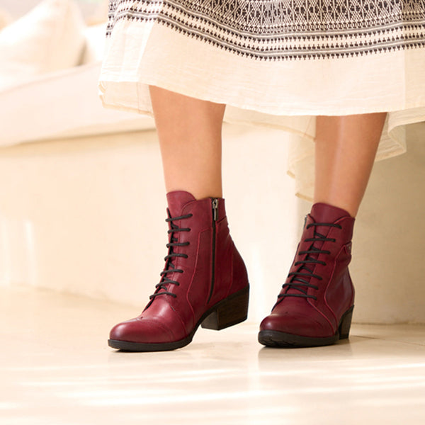 Step Ahead Pesso Social Burgundy
