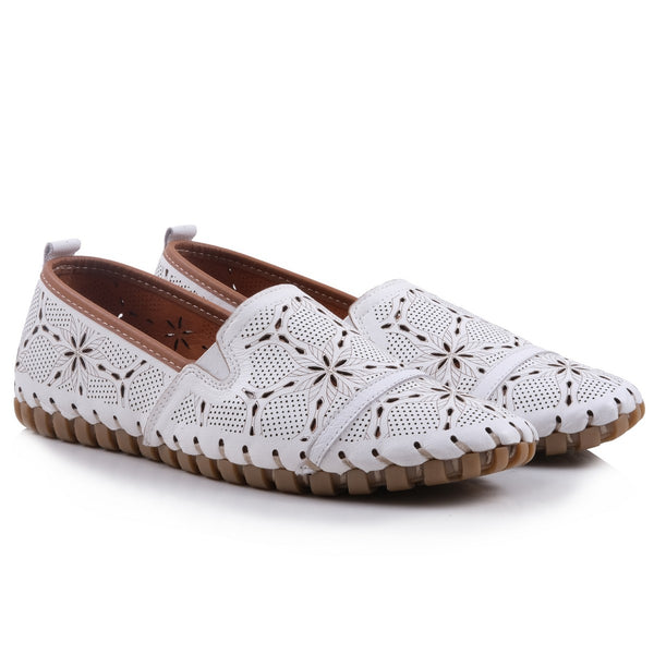 Step Ahead Pesso Sole White