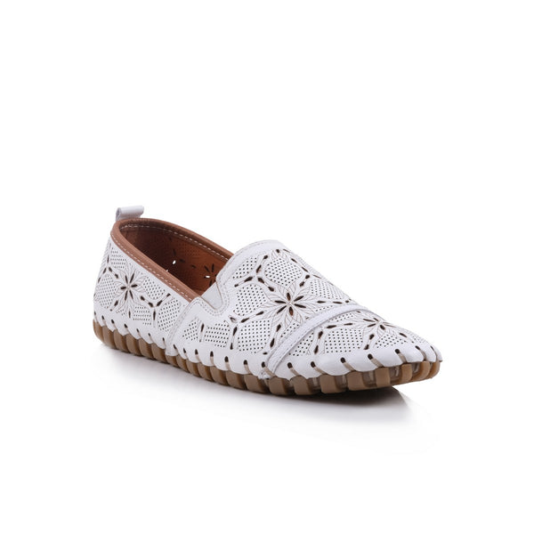 Step Ahead Pesso Sole White
