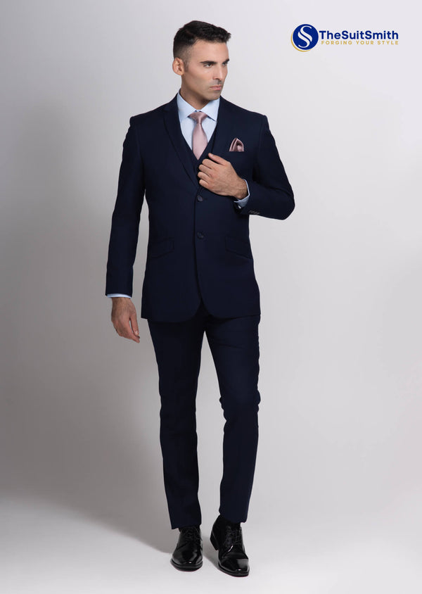 Step N Style 2 Piece Suit (Navy Blue)