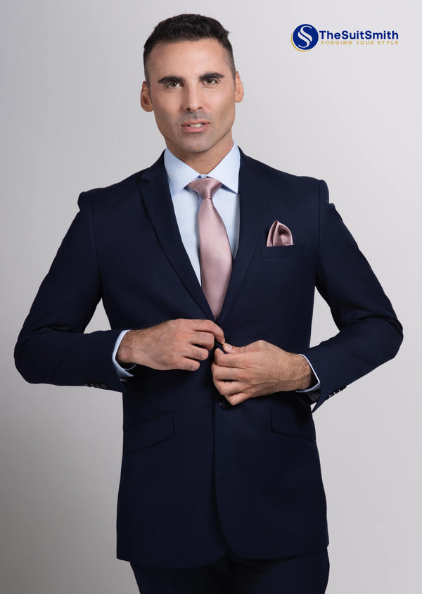 Step N Style 2 Piece Suit (Navy Blue)