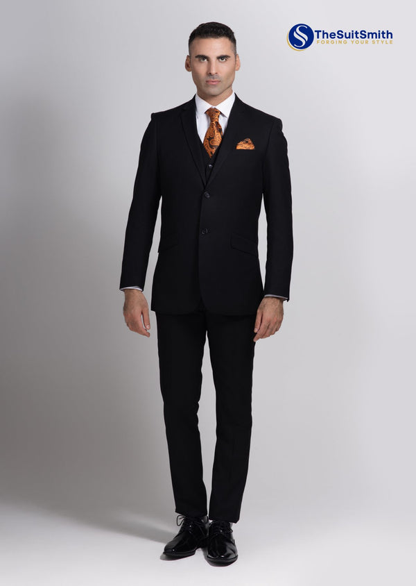 Step N Style 3 Piece Suit (Black)
