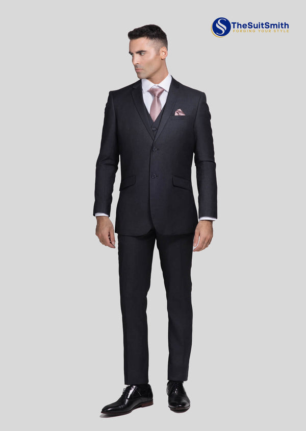 Step N Style 3 Piece Suit (Dark Grey)