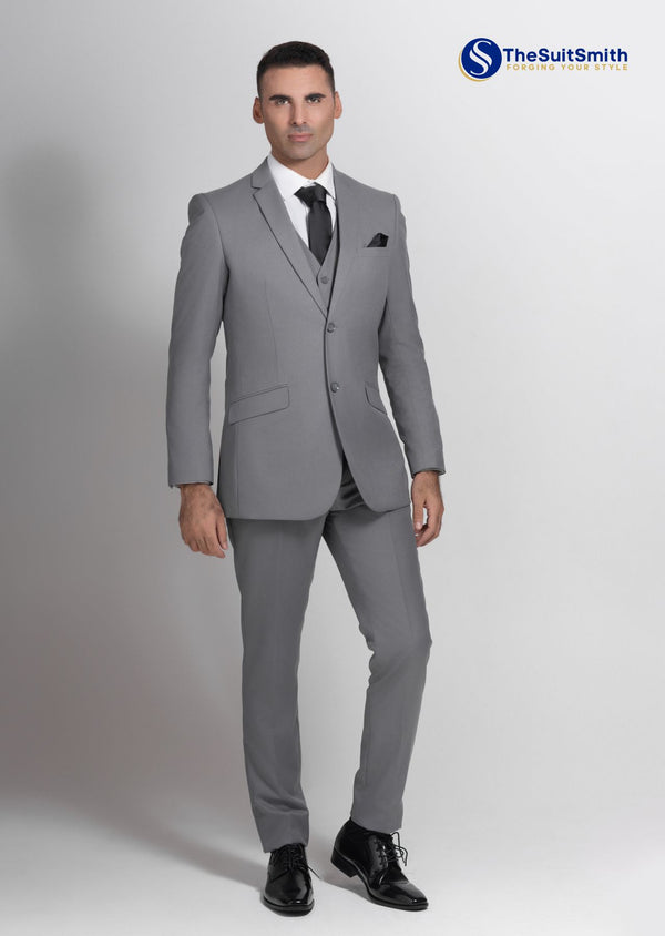 Step N Style 3 Piece Suit (Grey)