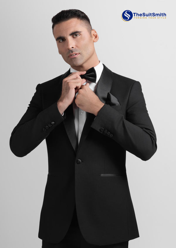 Step N Style Black Bow Tie