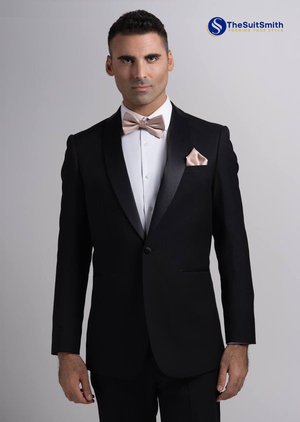 Step N Style Brown Biege Bow Tie