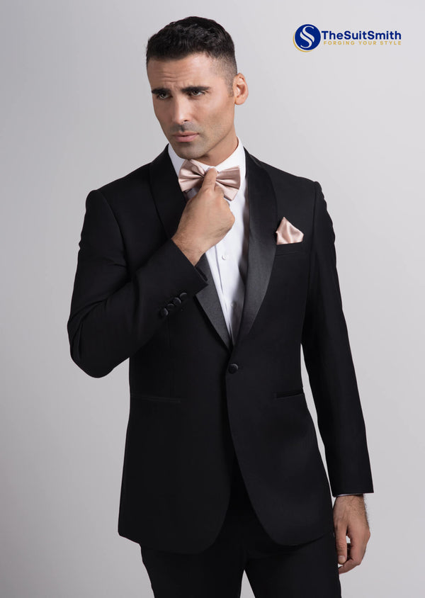 Step N Style Brown Biege Bow Tie