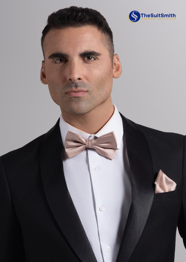 Step N Style Brown Biege Bow Tie