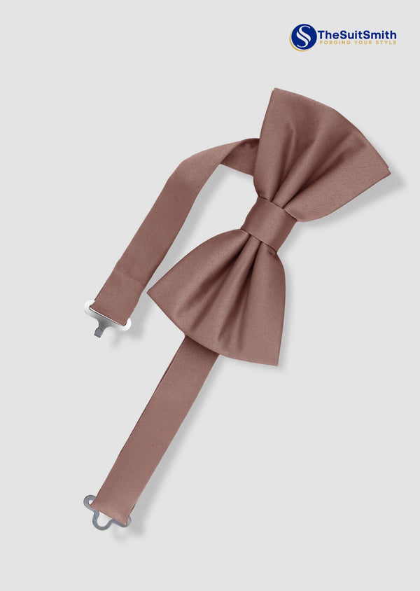 step n style Brown Biege Bow Tie