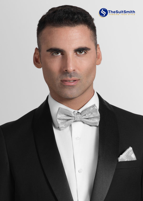 Step N Style Grey Designer Bow Tie