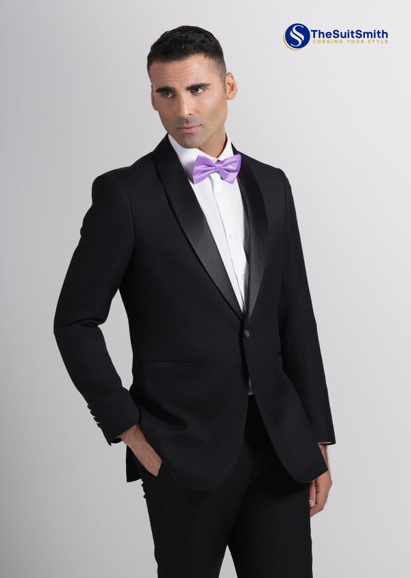Step N Style Purple Bow Tie