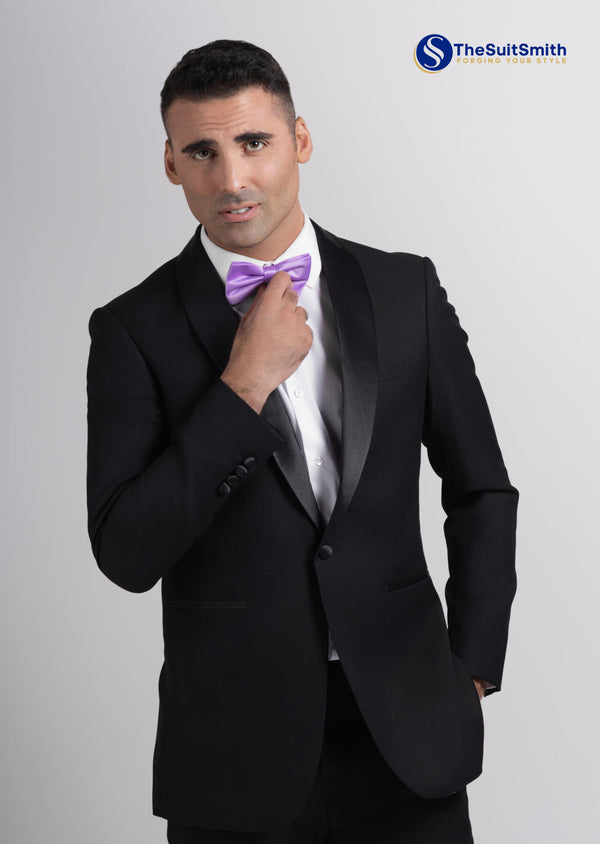 Step N Style Purple Bow Tie