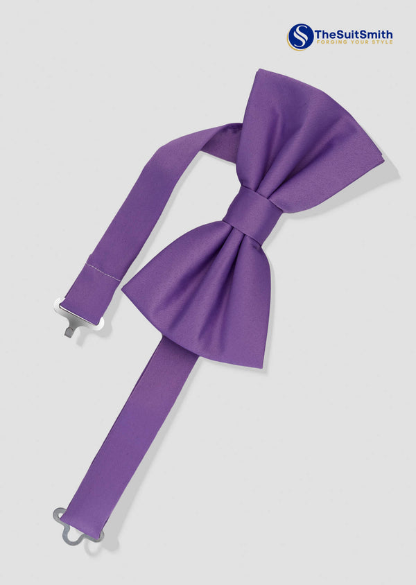 step n style Purple Bow Tie