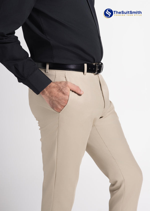 Step N Style Trousers (Beige)