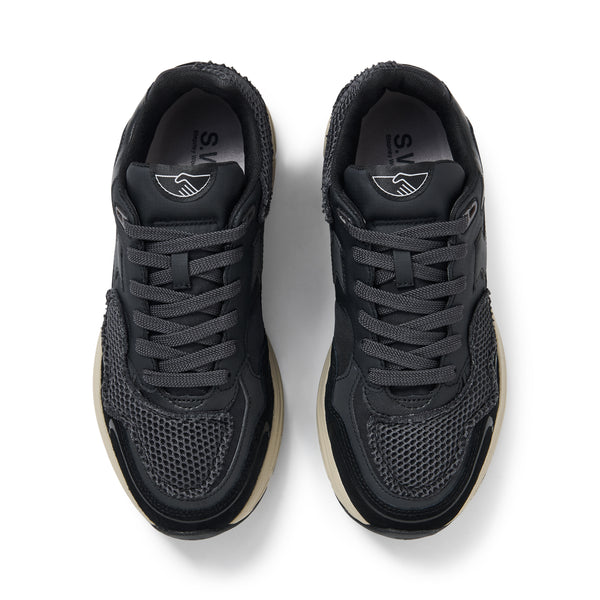 Stepney Workers Club AMIEL II S-STRIKE MESH OVERLAY BLACK