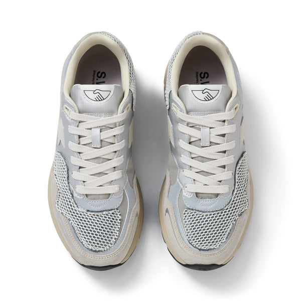 Stepney Workers Club AMIEL II S-STRIKE MESH OVERLAY SILVER GREY