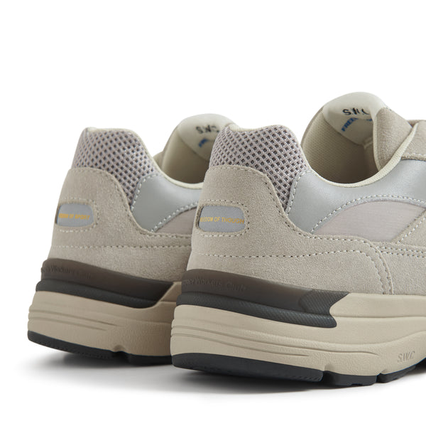 Stepney Workers Club AMIEL SUEDE LIGHT GREY *ONLINE EXCLUSIVE*