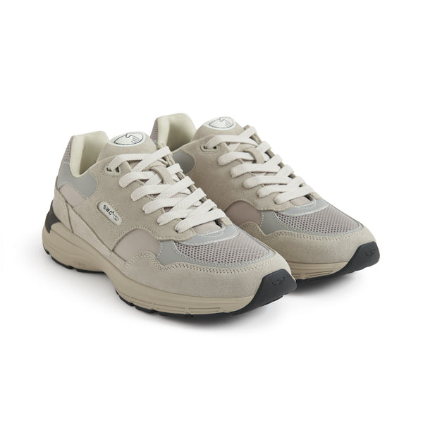 Stepney Workers Club AMIEL SUEDE LIGHT GREY *ONLINE EXCLUSIVE*