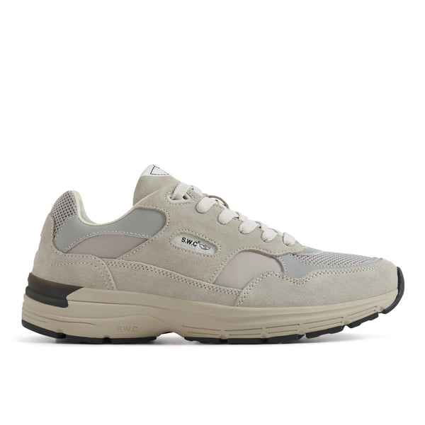 stepney workers club AMIEL SUEDE LIGHT GREY *ONLINE EXCLUSIVE*