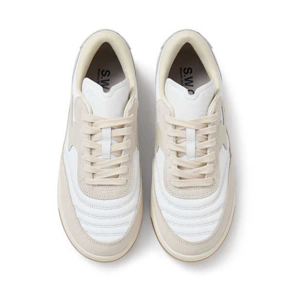Stepney Workers Club CASSON S-STRIKE LEATHER SUEDE WHITE