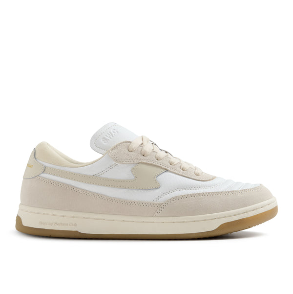 stepney workers club CASSON S-STRIKE LEATHER SUEDE WHITE