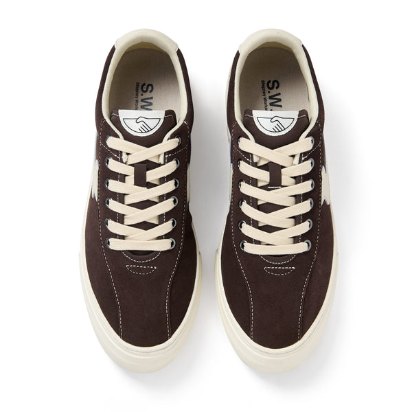 Stepney Workers Club DELLOW S-STRIKE CUP SUEDE DK BROWN