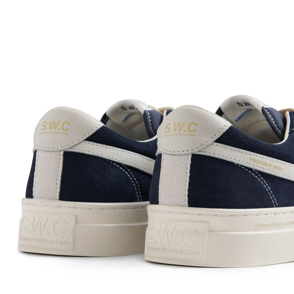 Stepney Workers Club DELLOW S-STRIKE CUP SUEDE NAVY