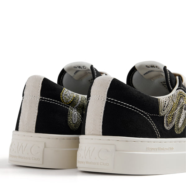 Stepney Workers Club DELLOW SHROOMHANDS REPAIR STITCH BLACK