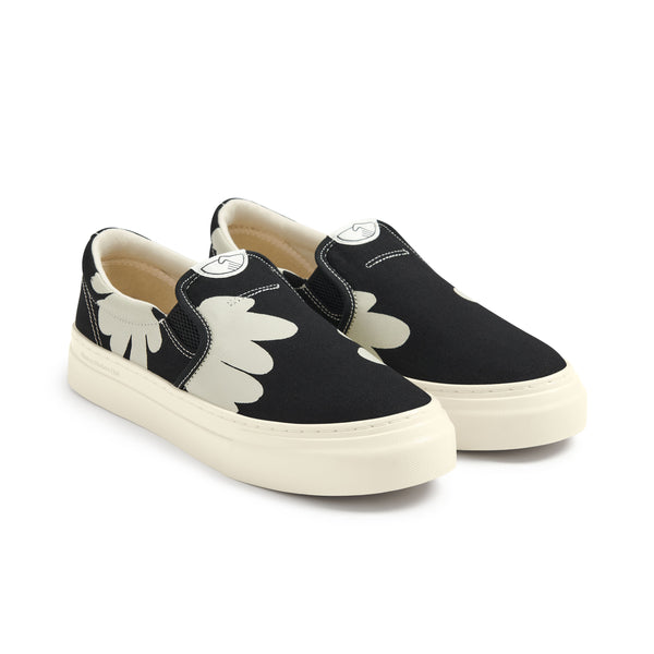 Stepney Workers Club LISTER CUP SHROOMHANDS CANVAS BLACK-WHITE