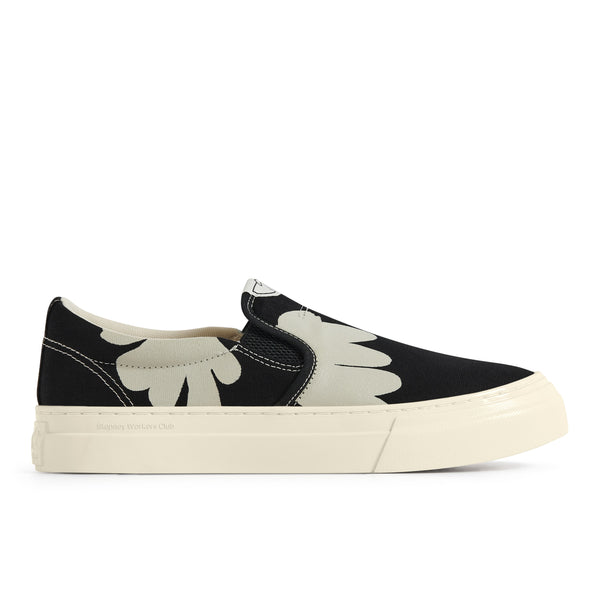 stepney workers club LISTER CUP SHROOMHANDS CANVAS BLACK-WHITE