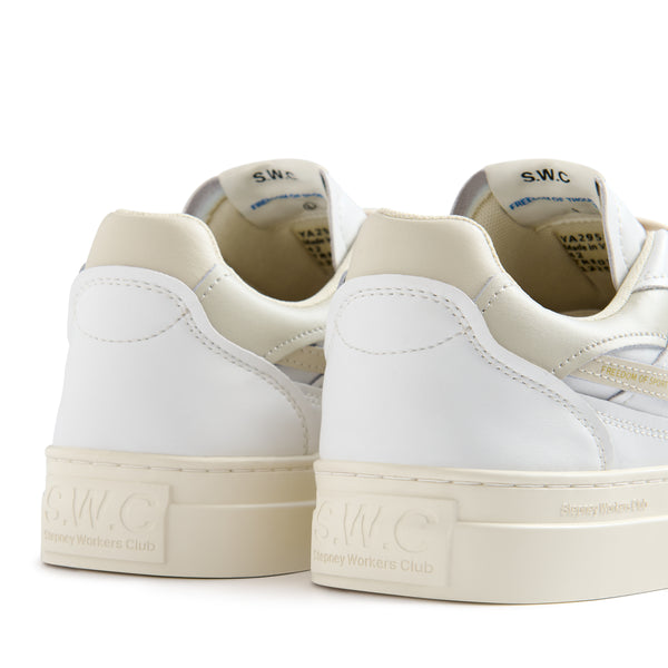 Stepney Workers Club PEARL II S-STRIKE LEATHER WHITE