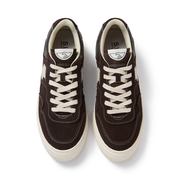 Stepney Workers Club PEARL II S-STRIKE SUEDE DK BROWN