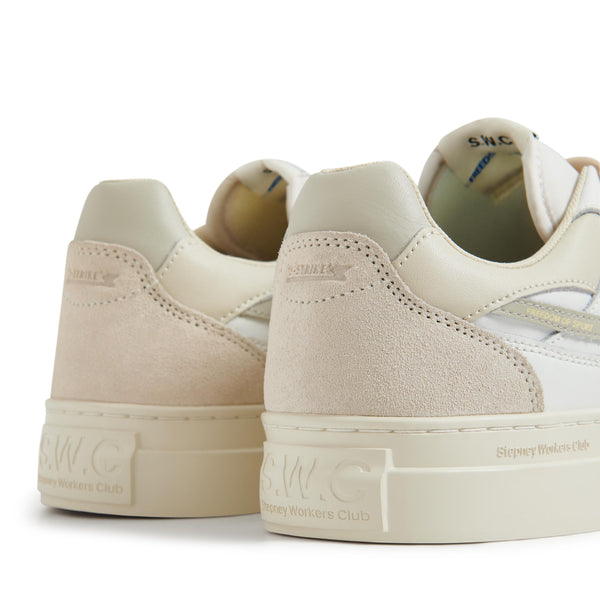 Stepney Workers Club PEARL S-STRIKE LEATHER SPRING WHITE
