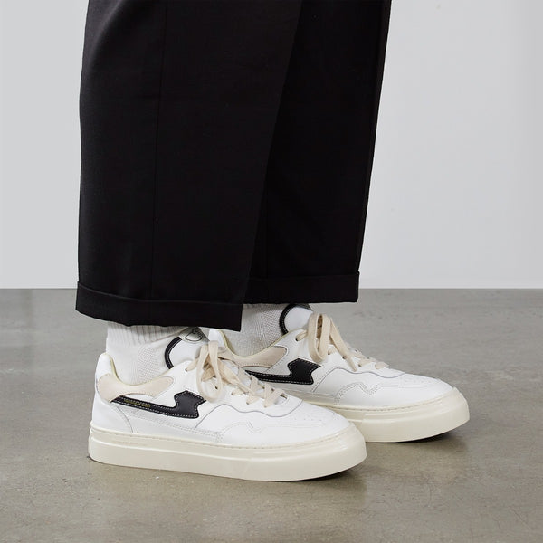 Stepney Workers Club PEARL S-STRIKE LEATHER WHITE-BLACK