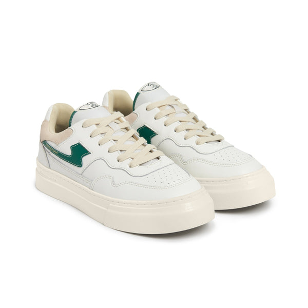 Stepney Workers Club PEARL S-STRIKE LEATHER WHITE-GREEN