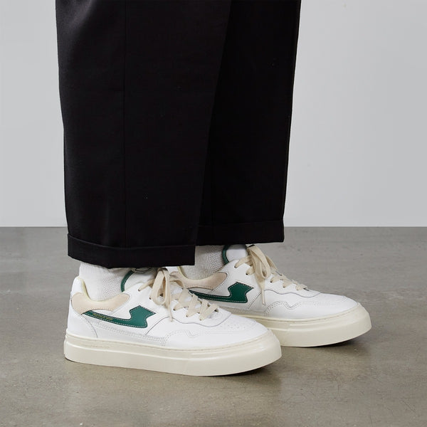 Stepney Workers Club PEARL S-STRIKE LEATHER WHITE-GREEN