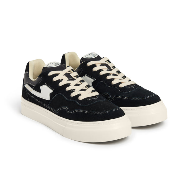 Stepney Workers Club PEARL S-STRIKE SUEDE BLACK-WHITE